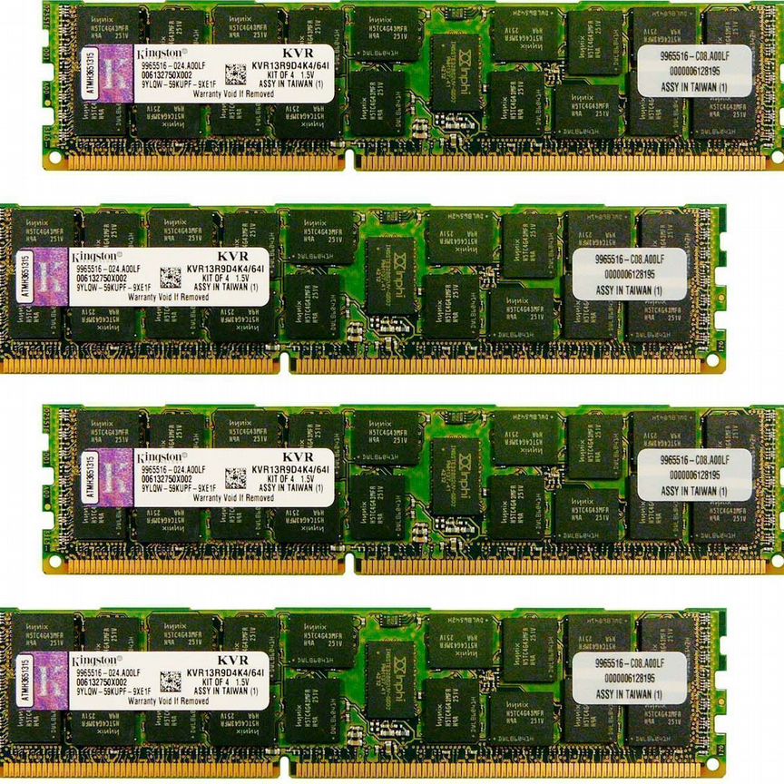 [KVR13R9D4K4/64I] Оперативная Память Kingston Ddr3 Kvr13r9d4k4/64i