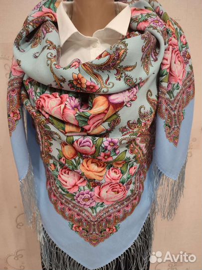 Павловопосадские платки из итальянской шерсти
