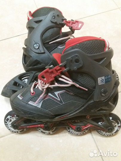 Ролики детские раздвижные oxelo р.32-35