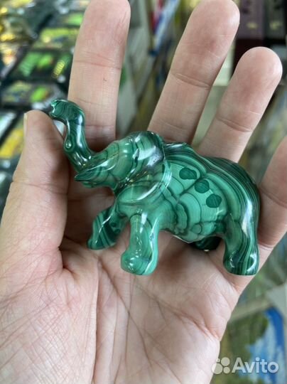 Слон малахит