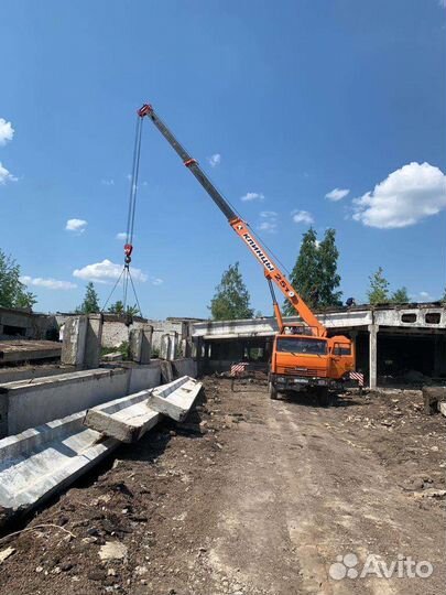 Аренда и услуги автокрана, 25 т, 21 м