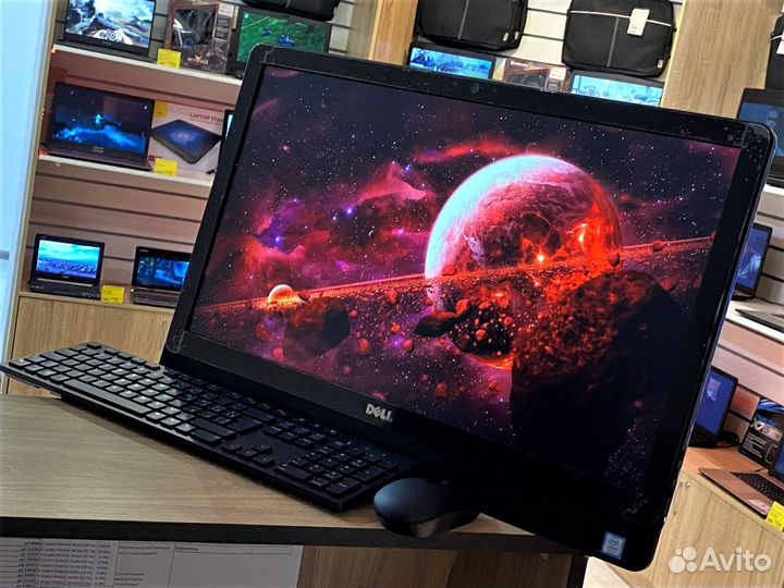 Новый моноблок dell / Core i3 / FullHD