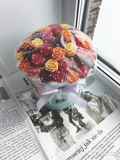 Шоколадные цветы