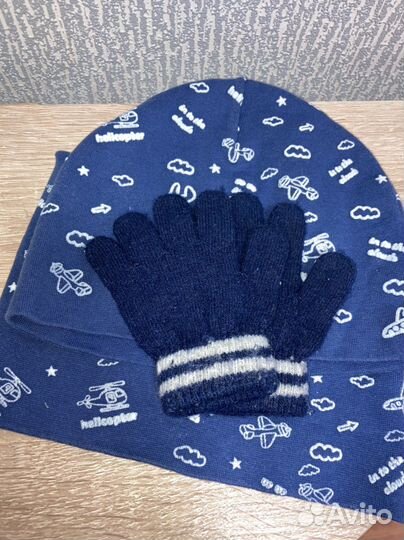 Шапка, снуд, перчатки