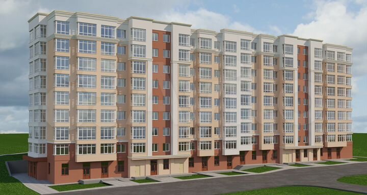 Своб. планировка, 62,8 м², 3/8 эт.