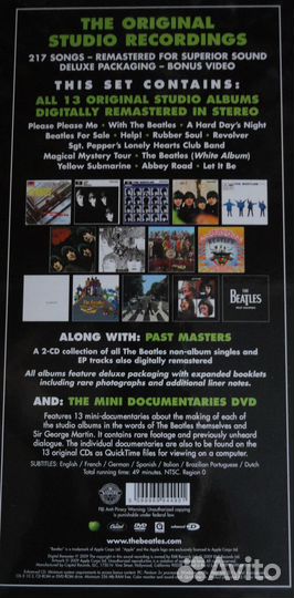 The Beatles Box-set Stereo 2009 S/S USA