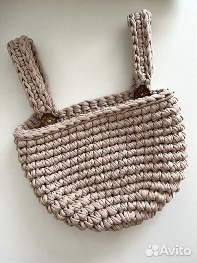 Корзина из трикотажной пряжи