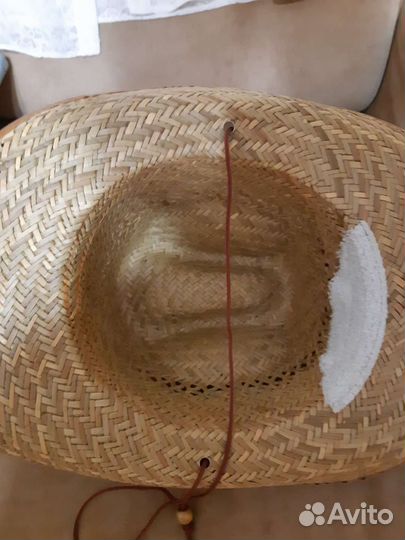Соломенная шляпа мужская