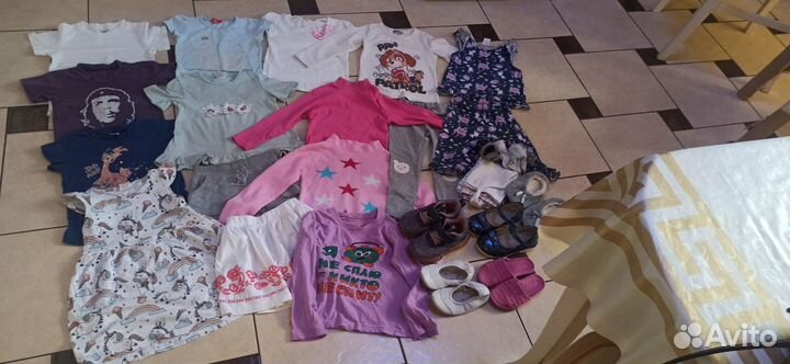 Вещи пакетом на девочку