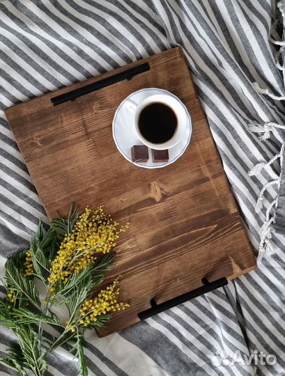 Поднос деревянный,сервировочная доска