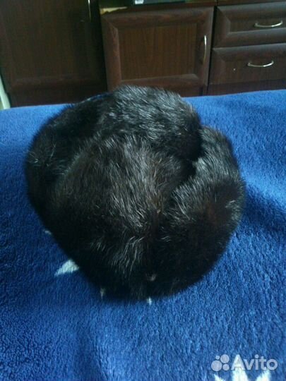 Шапка норковая мужская,не ушанка. размер 55-57