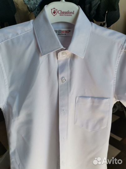 Рубашки 3шт на мальчика 128
