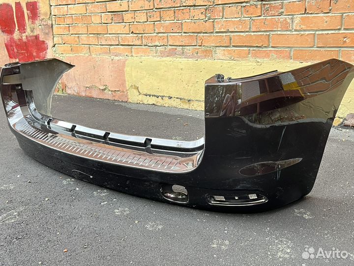 Бампер задний largus коричневый