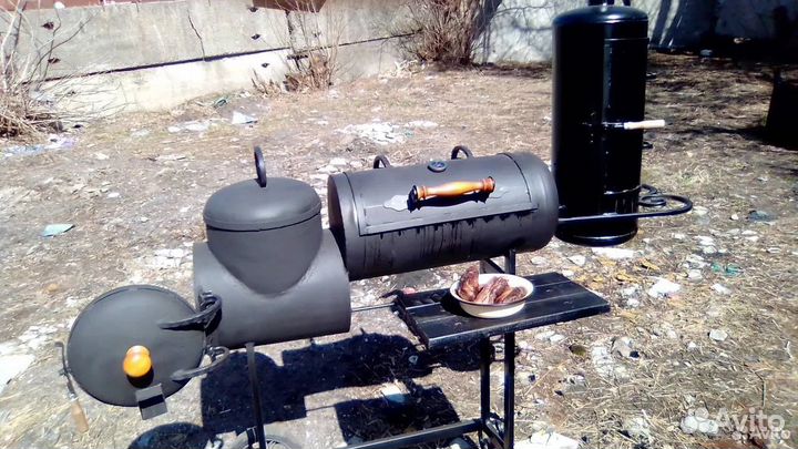 Смокер, гриль, мангал, казан 5 в 1