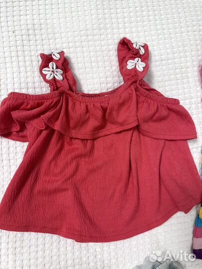 Майка топ шорты для девочки 5-6 лет