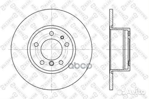 6020-1518-SX диск тормозной передний BMW E34