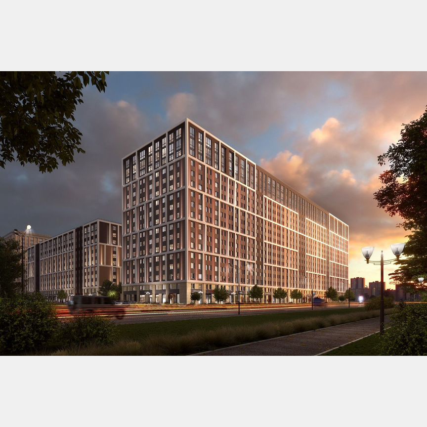 2-к. апартаменты, 66,2 м², 11/14 эт.