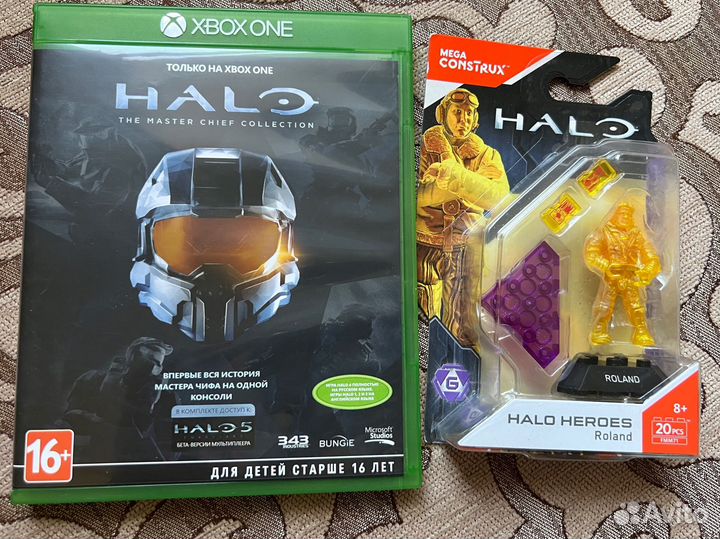 Игра Halo the master chief collection + фигурка