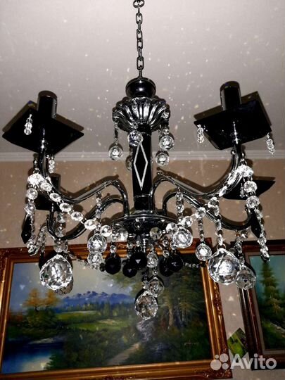 Люстра хрустальнаяMW Light Версаче 0077/5