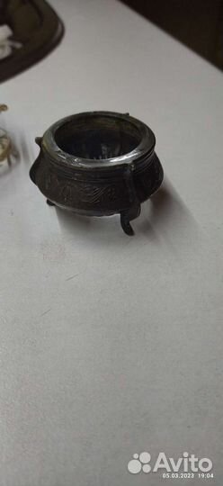 Солонка мельхиор СССР