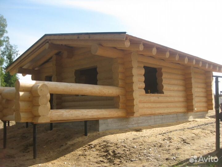 Срубы бани, дома