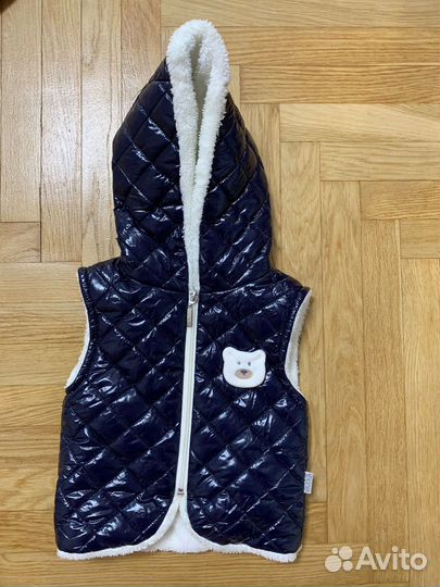 Меховая жилетка детская