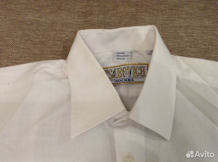 Белая рубашка 134-140