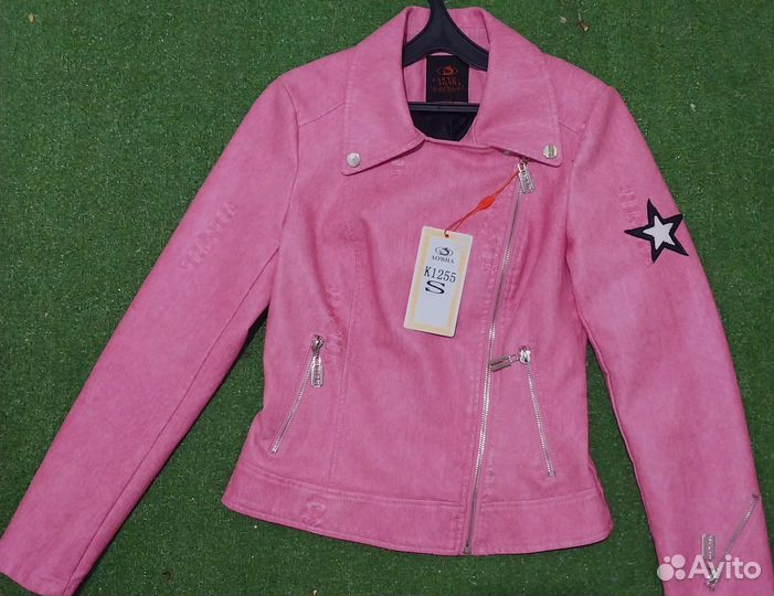 Куртка кожзам размер S