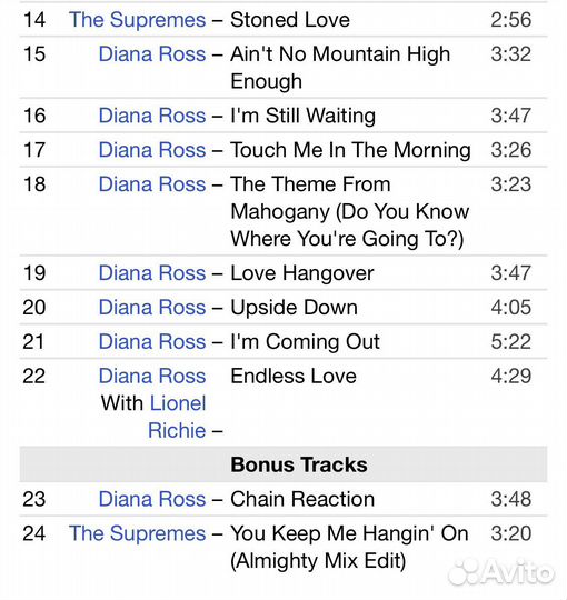 Diana Ross & The Supremes - The # 1’s CD Rus