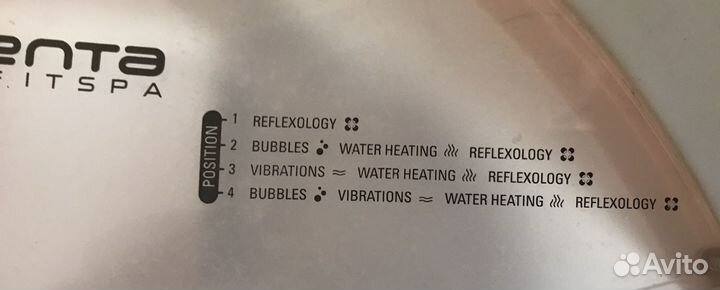 Rowenta Fitspa гидромассажная ванночка для ног