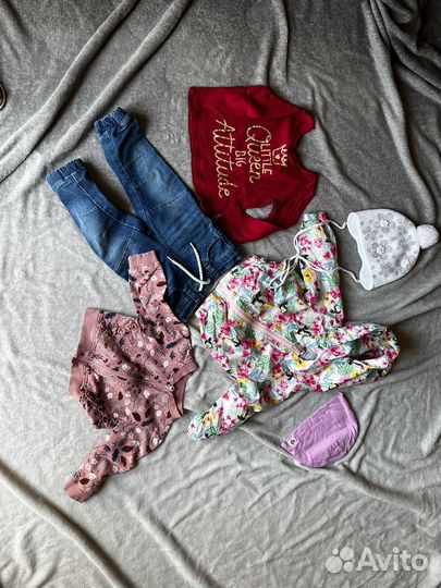 Вещи на девочку пакетом 80 см