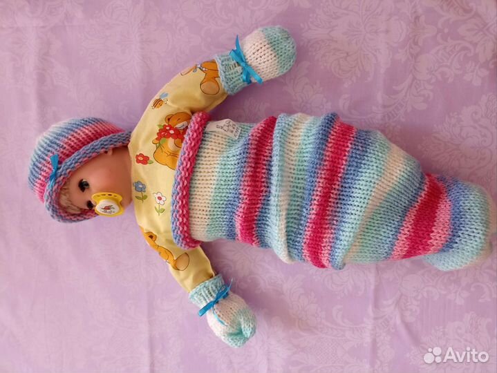 Вязанные коконы для новорождённых