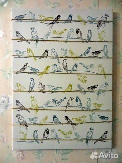 Картина IKEA пьеттерид Птицы