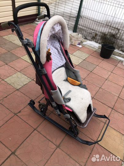 Коляска санки