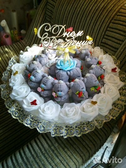 Букеты с игрушками