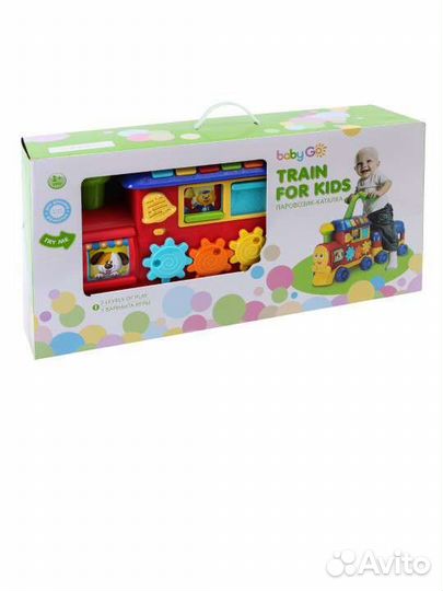 Паровозик Каталка пушкар