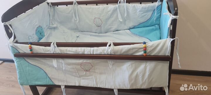 Детская кроватка приставная