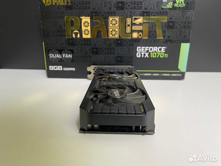 GTX 1070ti Palit 8gb (кулера под замену)