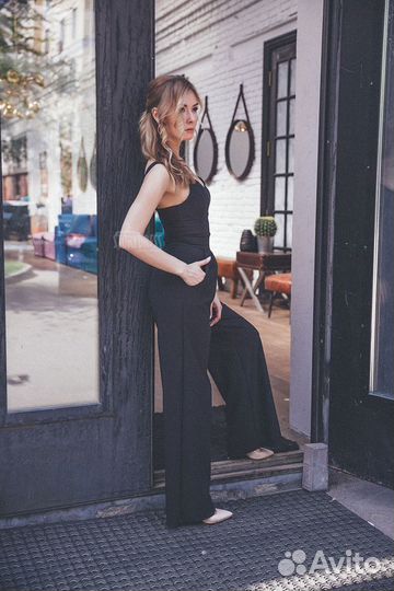 Комбез в аренду Black Palazzo Jumpsuit