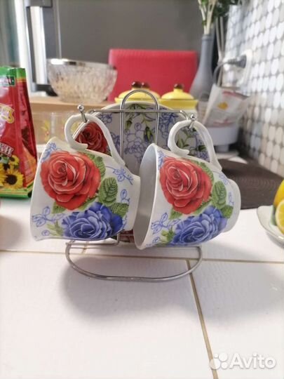 Чайный сервиз дфз СССР, чайный набор, Лимонница