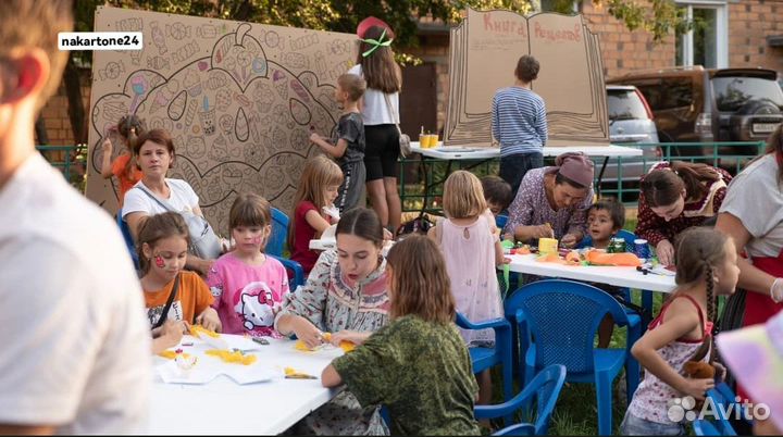 Творческий тимбилдинг. Раскраски на картоне