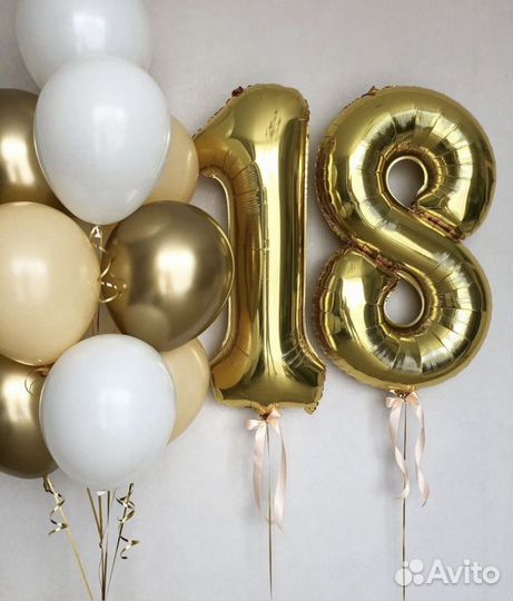 Гелиевые шары цифры