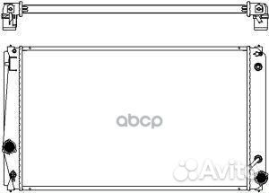 Радиатор сист. охл. Sakura 3461-8518 34618518