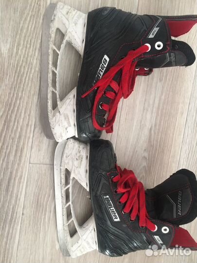 Хоккейные коньки бауэр 33-33,5