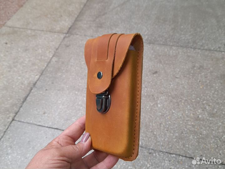 Чехол для телефона,натуральная кожа