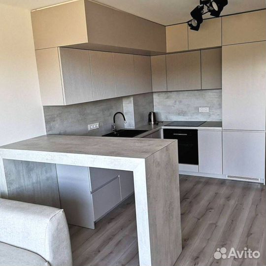 Кухня мдф без ручек