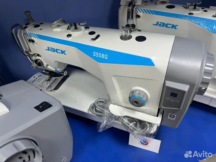 Швейная машина с обрезкой края Jack JK-5558G (W)