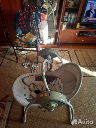 Детские электронные качели для новорожденных