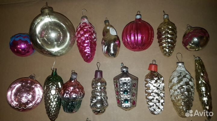 Елочные игрушки СССР, разные