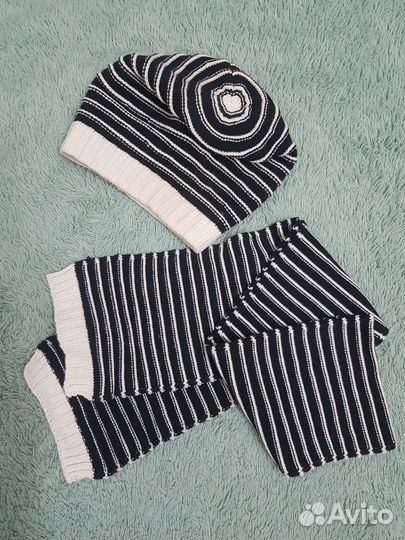 Комплект: Шапка-берет и Шарф